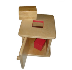 Sorting box with hinged door, square MENTAL