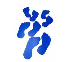 Feet "MENTAL" (blue)