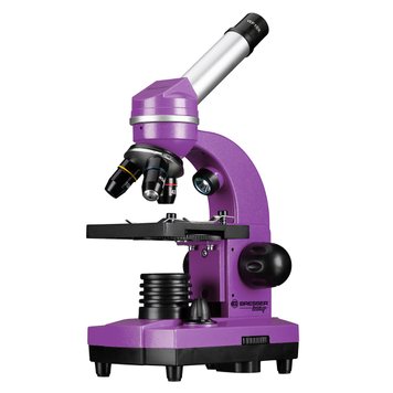 Мікроскоп BRESSER Junior Biolux SEL 40x-1600x Purple зі смартфон-адаптером Mental