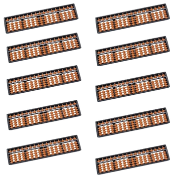 Набір з 10 рахівниць Абакус Соробан 17-розрядних для ментальної арифметики Mental