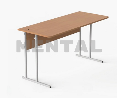 Collapsible double desk with front panel MENTAL