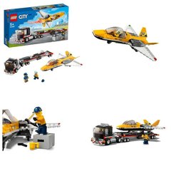 Конструктор LEGO City Транспортер каскадёрского самолета