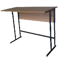 Double classroom table (without shelf) MENTAL