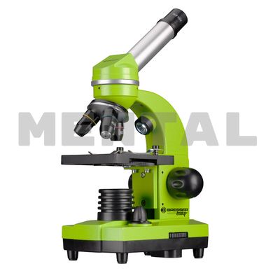 Microscope BRESSER Junior Biolux SEL 40x-1600x Green with smartphone adapter MENTAL