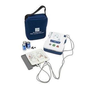 External automated defibrillator simulator