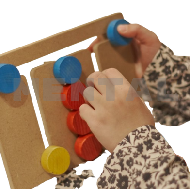 Wooden toy "Logic maze for children" MENTAL