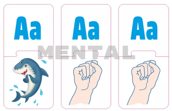 Alphabet for children with hearing impairments MENTAL