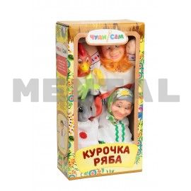 Puppet theater "Kurochka Ryaba", 4 characters
