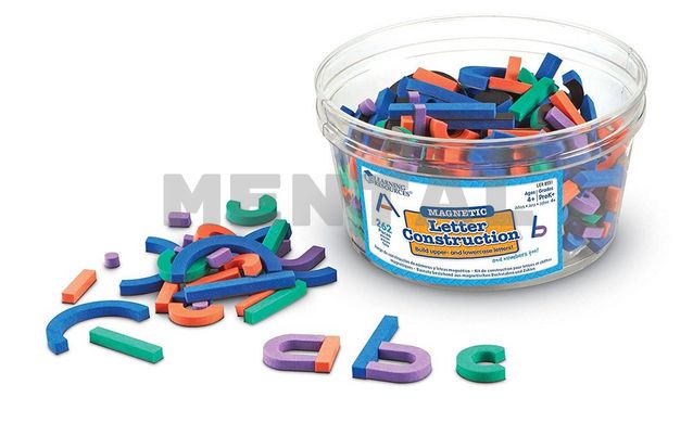 Set of tables Alphabet with numbers - Demonstration set of letters on magnets