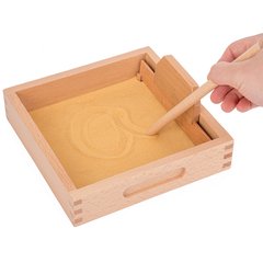 Коробочка для чарівного малювання Монтессорі з набором піску