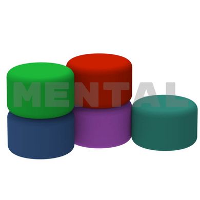 Set of ottomans "MENTAL Cylinders"