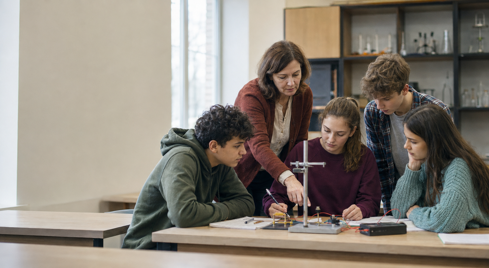 Educational equipment used for practical science learning